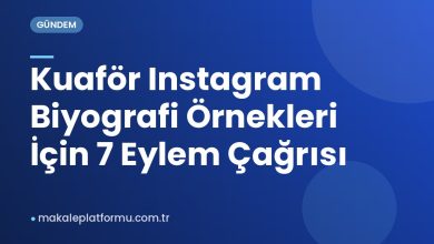 Kuaför Instagram Biyografi Örnekleri İçin 7 Eylem Çağrısı